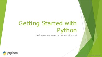 Preview of Introduction to Python Programming