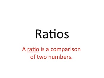 Preview of Introduction to Ratios (6.RP.A.1)