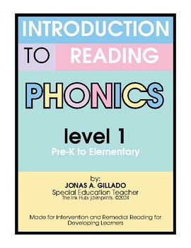 Preview of Introduction to Reading-Phonics/ Level 1-PreK-Elementary