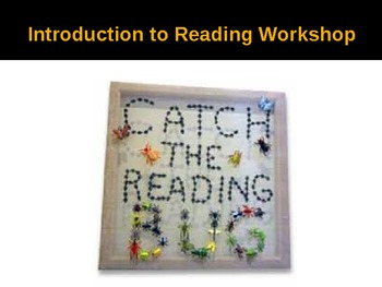 Preview of Introduction to Reading Workshop Professional Development Power Point