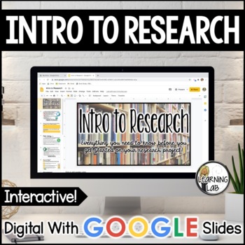 Preview of Introduction to Research - Digital for Google Slides