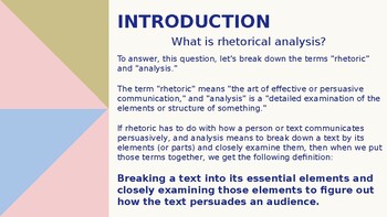 Rhetorical Analysis Definition and Examples