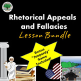Rhetoric Lesson Bundle Appeals Fallacies Secondary Ethos Pathos Logos