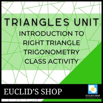 Preview of Introduction to Right Triangle Trigonometry Class Acitivity