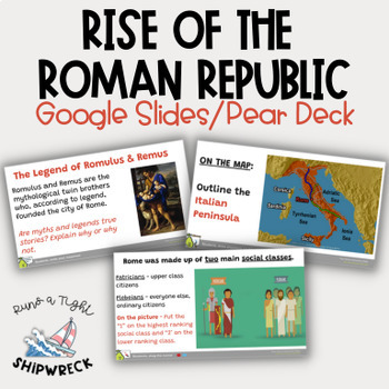 Preview of Introduction to Rome Rise of the Roman Republic Pear Deck Google Slides