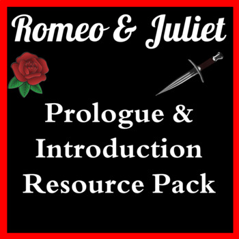 Preview of Romeo & Juliet Introduction & Prologue Resource Pack - Activities & Slides