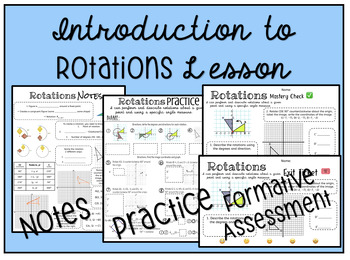 Preview of Introduction to Rotations Lesson