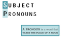 Introduction to SUBJECT PRONOUNS in Spanish - Presentation