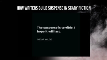 Preview of Introduction to Scary Stories and Science Fiction on Author Suspense Unit