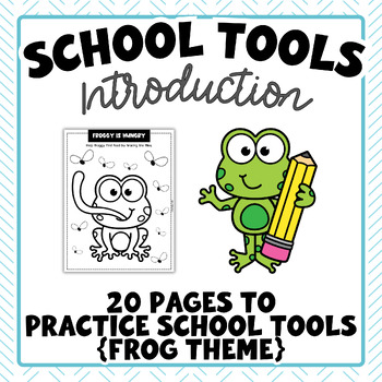 Preview of Introduction to School Supplies Activities | for PreK and Kindergarten