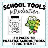 Introduction to School Supplies Activities | for PreK and 