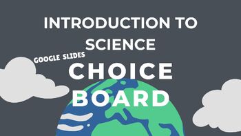 Preview of Introduction to Science Choice Board