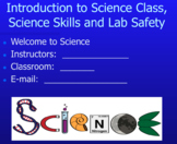 Introduction to Science Class, Skills and Safety