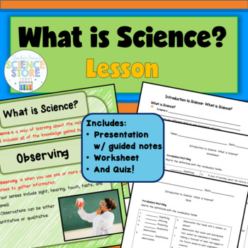 Preview of What is Science? Lesson