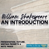 Introduction to Shakespeare Life & Works Presentation Writ