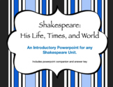 Introduction to Shakespeare Powerpoint