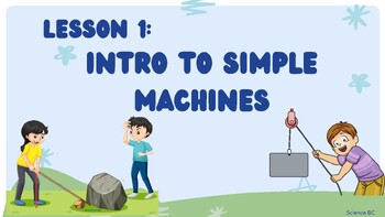 Preview of Introduction to Simple Machines - BC Curriculum: Grade 5