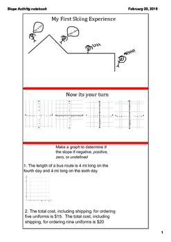 Preview of Introduction to Slope Activity