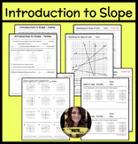 Introduction to Slope | Notes | Worksheets | Exit Slip