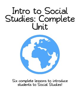 Preview of Introduction to Social Studies Complete Unit