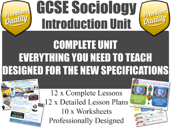Preview of Introduction to Sociology (12 Lesson Unit)