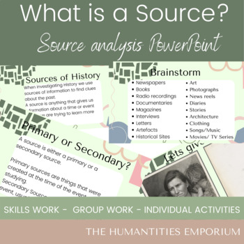 Preview of Introduction to Source Analysis PowerPoint