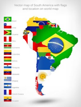 Preview of Introduction to South America by maps and charts