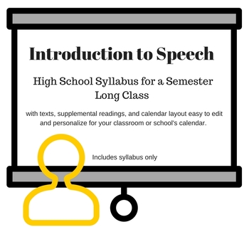 Preview of Introduction to Speech Syllabus