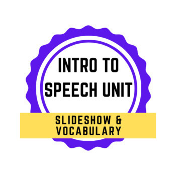 Preview of Introduction to Speech Unit