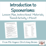 Introduction to Spoonerisms