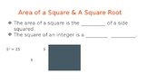 Introduction to Square Roots Guided Notes