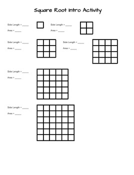 Preview of Introduction to Square and Cube Roots