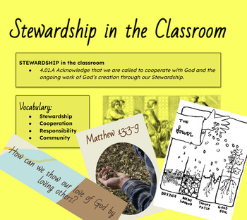 Preview of Introduction to Stewardship: Catholic Mini-Unit