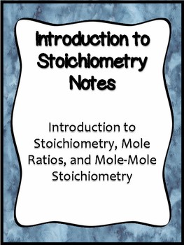 Preview of Introduction to Stoichiometry Notes