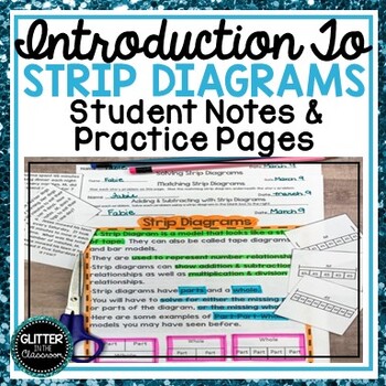 Preview of Introduction to Strip Diagrams - Practice Pages - Tape Diagrams - Bar Models