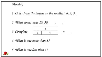 Preview of Introduction to Subtracting Numbers