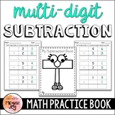 Multi-Digit Subtraction Practice Book