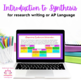 Introduction to Synthesis Lessons for Research or AP Language