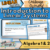 Introduction to Systems of Linear Equations Challenge Acti