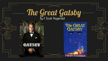 An Introduction to The Great Gatsby Hyperlink Activity by