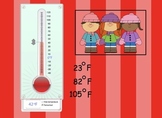 SMARTboard Introduction to Thermometers and Temperature