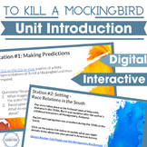 Introduction to To Kill a Mockingbird Learning Stations Activity