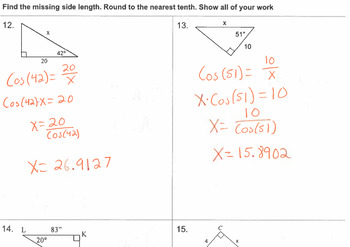 Solved 13. -/1 points SAlg Trig3 6.2.043. Find x rounded to