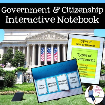 Preview of Introduction to US Government and Citizenship Interactive Notebook