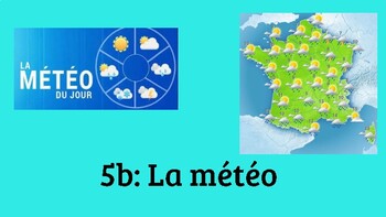 Preview of Introduction to Weather Unit: La meteo