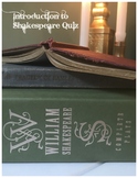 Introduction to William Shakespeare Quiz