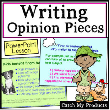 Preview of Opinion Writing Powerpoint