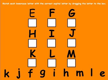 Preview of Promethean board Activity/ Introduction to letters and sounds