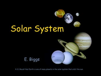 Preview of Introduction to our Solar System Smartboard