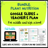 BUNDLE- PLANT NUTRITION: Slides and teacher's guide